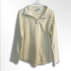 Comfort Corner Pale Pastel Yellow Soft Quarter Zip